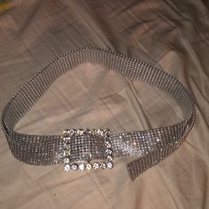 Adjustable trendy diamond belt